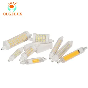 Produsen SMD COB R7s lampu LED 118mm 78mm 4 w-18 W lampu bohlam AC220-240V dengan catu daya SMD COB R7s lampu Led