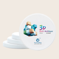 Veneer Gigi YUCERA 3D PLUS Multilayer Zirconia Disc Efek Gradien Konsisten Cocok untuk Pemrosesan Produksi Massal