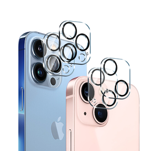 Nouveau film de protection d'écran en verre trempé noir à couverture intégrale pour l'objectif de l'appareil photo du téléphone pour iPhone 13 <span class=keywords><strong>Pro</strong></span> Max 6.7 - Product Image 1