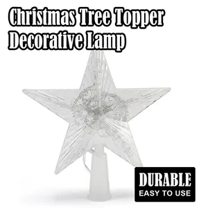 Christmas <strong>Tree</strong> Top Lights <strong>Led</strong> Lighted Star EU US Plug for Party Stars Decorations Multicolor <strong>Topper</strong> Outdoor 110v/220v Ornament - Product Image 4