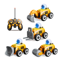Camion d'ingénierie RC Astronaut 49Mhz 4CH de Bemay Toy avec construction en plastique pour enfants - Systèmes radio
