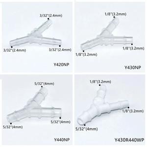 Connecteur en T en plastique PP Y205R208-10, 5/32 x 5/32 x 1/4 pouces, pour système d'alimentation en encre continu pour imprimante à jet d'encre - Product Image 2