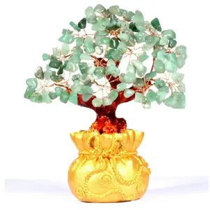 Groene Aventurijn Geluksboom Feng Shui Geld Crystal Office Woonkamer Veel Geluk Beste Geschenk Wijnkast Kunst Decoratie