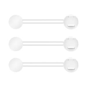 Reer Multi-Sicherung Kunststoff Weiß 3 Stück Vorteilspack - Product Image 1