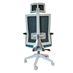 Chaise de bureau ergonomique moderne avec dossier en maille extensible, vente directe d'usine, matériau en tissu - Product Image 3