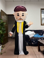 Costumes de mascotte arabes personnalisés professionnels Sheng Chi, costume de mascotte de personnage de dessin animé arabe adulte, homme barbu