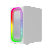 ALSEYE Mid-Tower Empty Gaming Computer Case Ai-Pro-W White Color PC Case