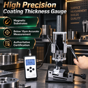 Medidor de Espesor de Revestimiento Digital LS225 con Soporte de Medición F500 para Inspección Estable en Laboratorio y Producción - Product Image 3