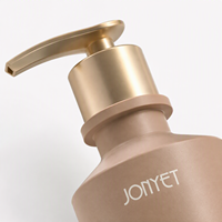 En stock, flacon pompe PET 400 ml, couleur personnalisée, sérigraphie, lotion, shampoing, gel douche, soins personnels pour marque de beauté, étiquette privée