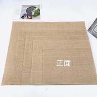 Rouleau de papier lin imprimable en toile de Jute, tapis rectangulaire rond laminé en Jute pour les impressions de toile de Jute
