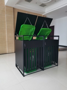 Hot Sale Galvanized Steel <strong>Garden</strong> <strong>Bin</strong> Store Dustbin Garbage Shed <strong>Bin</strong> Box <strong>Storage</strong> Shed Outdoor Dustin Box - Product Image 5