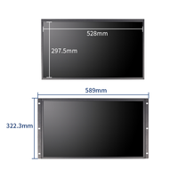 23.8/24 pouces 1920*1080 Surveillance de la production industrielle OEM ODM écran IPS moniteur tactile capacitif Widesreen