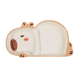 Childrens Melamine Plate <b>Bear</b> Shape Bpa Free For 2-4 Years Kids Dishes - Product Image 1