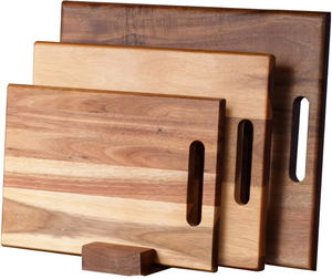 Estantes Flotantes Metálicos Individuales KD Classic, Muebles de Almacenamiento de Pared de Madera Maciza Natural para Sala de Estar/Cocina - Product Image 1