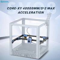 Impresora 3D Sovol SV08 FDM Nueva con USB, PLA, Motor Automático, 350 mm/s, 4 Volúmenes de Impresión 350*350*345 mm, Cámara Integrada, Rieles Lineales, 1 Año de Garantía