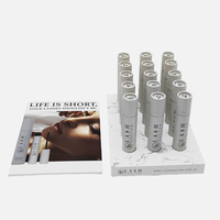 Présentoir de Comptoir Mini Personnalisé pour Tubes à Cils, Épaisseur 2mm, Matériaux Recyclés, Boîte en Papier Couché Forme Aimantée, Sunny
