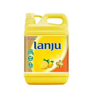 Oem lanju fácil passar água não-tóxico grau, removedor poderoso óleo de lavagem de louça líquido fornecedores de perfume de limão