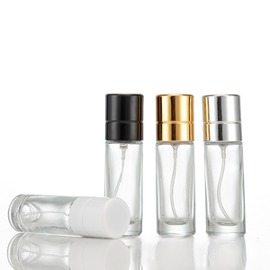 Bottiglie di profumo rotonde e cilindriche all'ingrosso da 10 ml. Mini bottiglie di vetro di profumo vuote di alta qualità. - Product Image 4