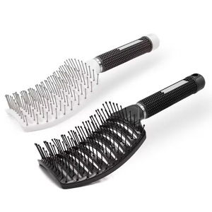 Peine de peluquería OEM con LOGO, para raíces curvadas, voluminosas y de gran definición, peine de masaje con dientes rectos, herramienta de peinado. - Product Image 6