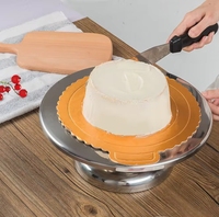 Hochwertige Aluminium-Legierung Kuchen-Drehteller, Drehbarer Ständer, Rotierender Teller