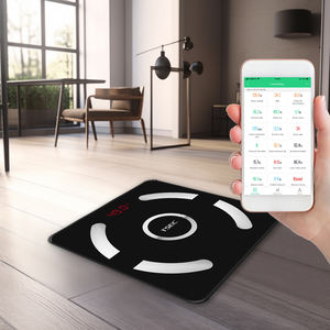 <span class=keywords><strong>Yowu</strong></span> TS-B8023 moins cher ABS + verre trempé durable LCD rétro-éclairage balances de salle de bain - Product Image 2