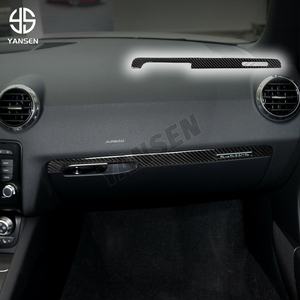 Carbonfaser Mittelkonsolenverkleidung Beifahrersitz Zierleisten Aufkleber für Audi TT 8J - Product Image 2