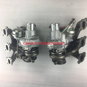 Turbocompresor doble para motor MA1T14, para <span class=keywords><strong>Maserati</strong></span> Q4 <span class=keywords><strong>V6</strong></span> 302370 t M157, 302369, 297710, RHF5 300684 3,0 321 - Product Image 4