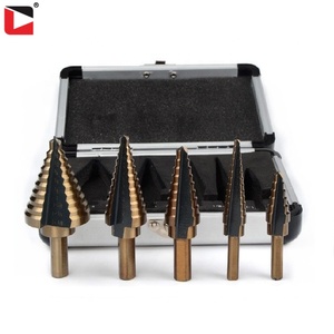 5pcs Hss <strong>Cobalt</strong> Step <strong>Drill</strong> <strong>Bit</strong> <strong>Set</strong> for Metal - Product Image 1