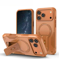 Nouvelle Coque Invisible Armor avec Support Magnétique pour Charge Sans Fil pour iPhone 17 Pro Max et iPhone 17 Pro