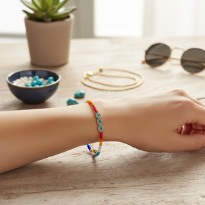 ลูกปัดแฟชั่นสำหรับการออกแบบสร้อยข้อมือดวงตาชั่วร้าย - Product Image 3