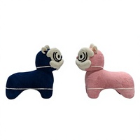 Fauteuil d'appoint créatif en peluche douce et minimaliste, motif Danse du Lion chinois unique, pour la décoration intérieure d'hôtels et de maisons