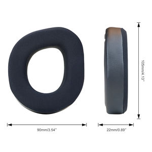 Almohadillas de espuma viscoelástica para auriculares de repuesto, almohadillas para los oídos para auriculares <span class=keywords><strong>Turtle</strong></span> <span class=keywords><strong>Beach</strong></span> Stealth 700 Gen3 - Product Image 6