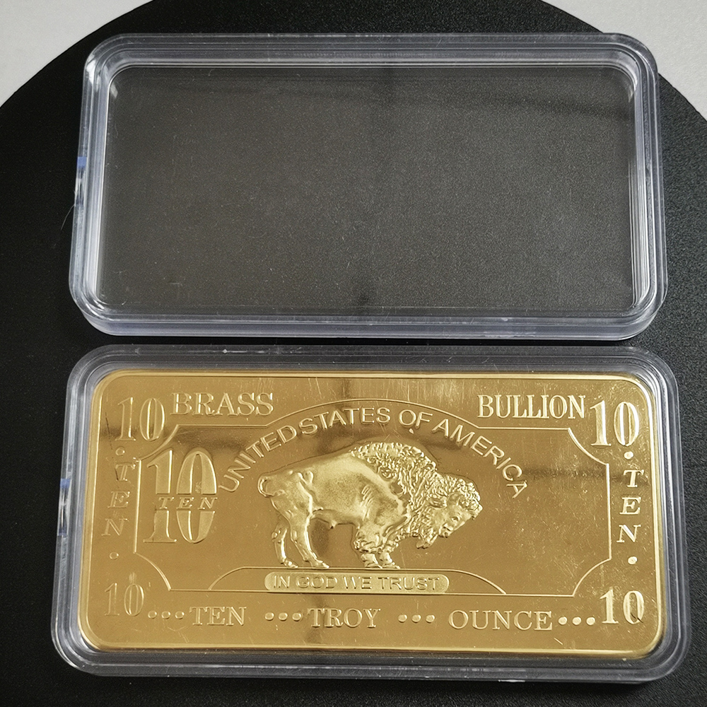 Produktbild von 10 Oz 999 Messing Brass USA American Buffalo TOP 311,1 Gramm