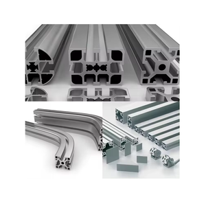 Werks großhandel Aluminium extrusion der Serie 6000 2020 2040 3030 4040 4080 <span class=keywords><strong>T</strong></span> Aluminium profil mit kunden spezifischem Schneid service - Product Image 1