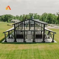 Tente de réception de haute qualité en PVC transparent pour l'extérieur, imperméable, tente d'atrium, tente de réception pour les événements de mariage, les fêtes