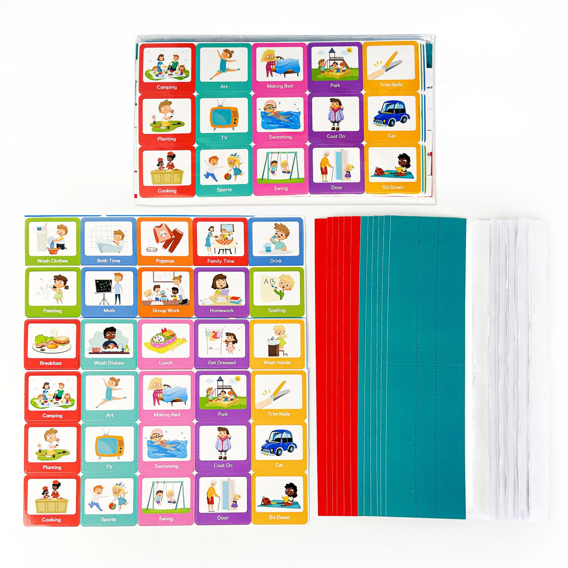 Carta piano colorata