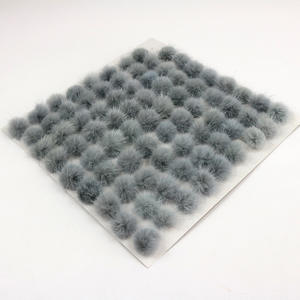 2021 offre spéciale belle petite <span class=keywords><strong>mini</strong></span> taille taille personnalisée couleur fourrure pompon boules vrais <span class=keywords><strong>pompons</strong></span> de vison - Product Image 2