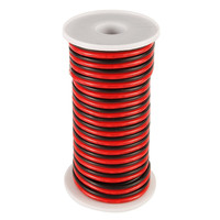 Câble chauffant en cuivre étamé isolé en caoutchouc silicone ultra flexible 30AWG-4AWG CE pour rouge noir 600V