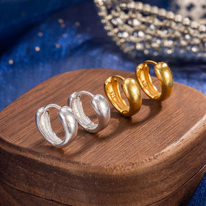 Aretes Coreanos de Moda, Joyería de Plata 925, Aretes de Oro, Pendientes Colgantes de Moda - Product Image 1