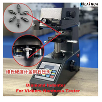 Vickers Hardness Tester Indenter, 136° Regular Square-based Pyramid, square Indentation, Suitable for All Load Ranges.