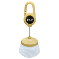 Lanterne de camping LED blanc chaud, abat-jour amovible en ABS, crochet détachable, cordon de suspension rétractable, lampe de tente portable pour l'extérieur