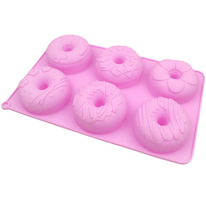 <span class=keywords><strong>Mini</strong></span> poêle à beignets en <span class=keywords><strong>silicone</strong></span> à 6 cavités pour la cuisson <span class=keywords><strong>moule</strong></span> à anneau de pêche antiadhésif et résistant à la chaleur pour gâteau beignet <span class=keywords><strong>Muffin</strong></span> - Product Image 1