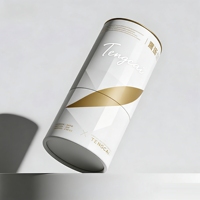 Boîtes cylindriques en carton ondulé personnalisables avec logo - Emballages de luxe pour parfums et cosmétiques, boîte cadeau personnalisée