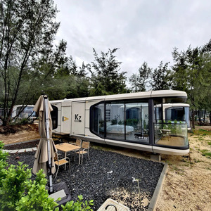 Casa Cápsula de Lujo Posmoderna, Casa Prefabricada Inteligente de Acero Integrado con Dormitorio y Aplicaciones de Villa - Product Image 1