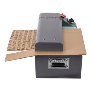 Déchiqueteuse de carton et de papier de 35 cm et 45 cm de largeur avec engrenage et moteur pour matériaux d'emballage - Product Image 1