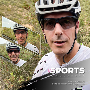 Kính thể thao SCVCN chống tia UV400, bảo vệ mắt, kính thể thao đổi màu, khung nhiều màu sắc, dùng được trong nhà và ngoài trời - Product Image 3