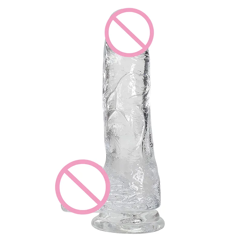 Artificial Realistic Silicone Penis Big Soft Plastic Dildo for Women Adult Sex Toys