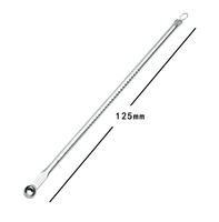 Kit d'extraction de comédons en acier inoxydable, éliminateur de points noirs, aiguille pour boutons