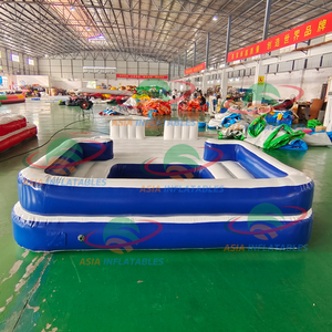Radeau de brise tropicale pour <span class=keywords><strong>6</strong></span> <span class=keywords><strong>personnes</strong></span>, grande île de détente flottante <span class=keywords><strong>gonflable</strong></span> pour adultes et enfants, vente en gros - Product Image 6