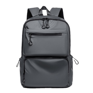 2025 New TW Large Capacity 15.6inch Notebook Bag WaterProof Backpack Multi-Layer Pocket Leather Film Backpack Promotional Logo